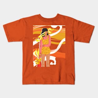 Van Gogh vibes Kids T-Shirt